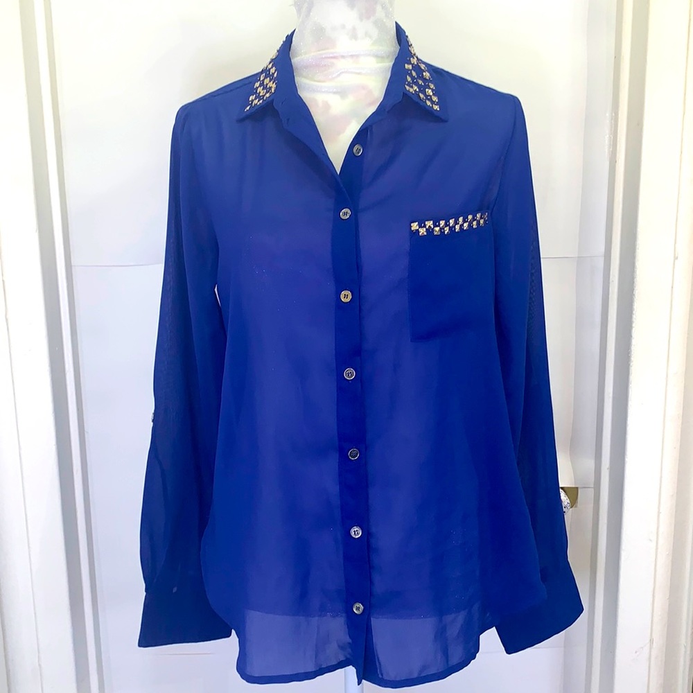 Elegant blue/royal blouse 💙